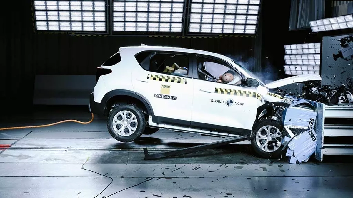 Kia Sonet chỉ đạt 1 sao trong thử nghiệm an toàn