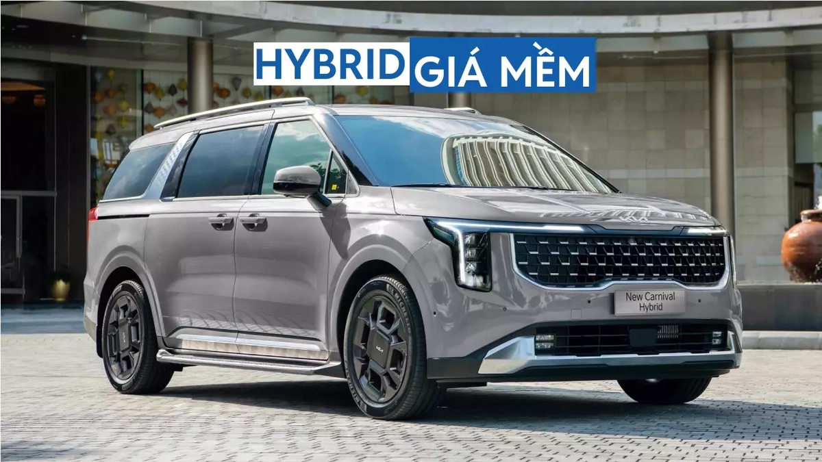 Kia Carnival tại Việt Nam có thêm bản Hybrid 8 chỗ giá 1,379 tỷ, chỉ tốn 4,8L xăng mỗi 100km