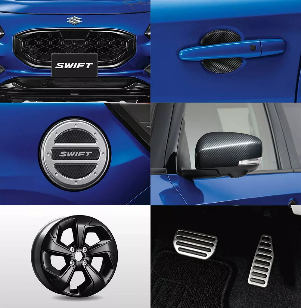 Các phụ kiện chính hãng khác dành cho Suzuki Swift
