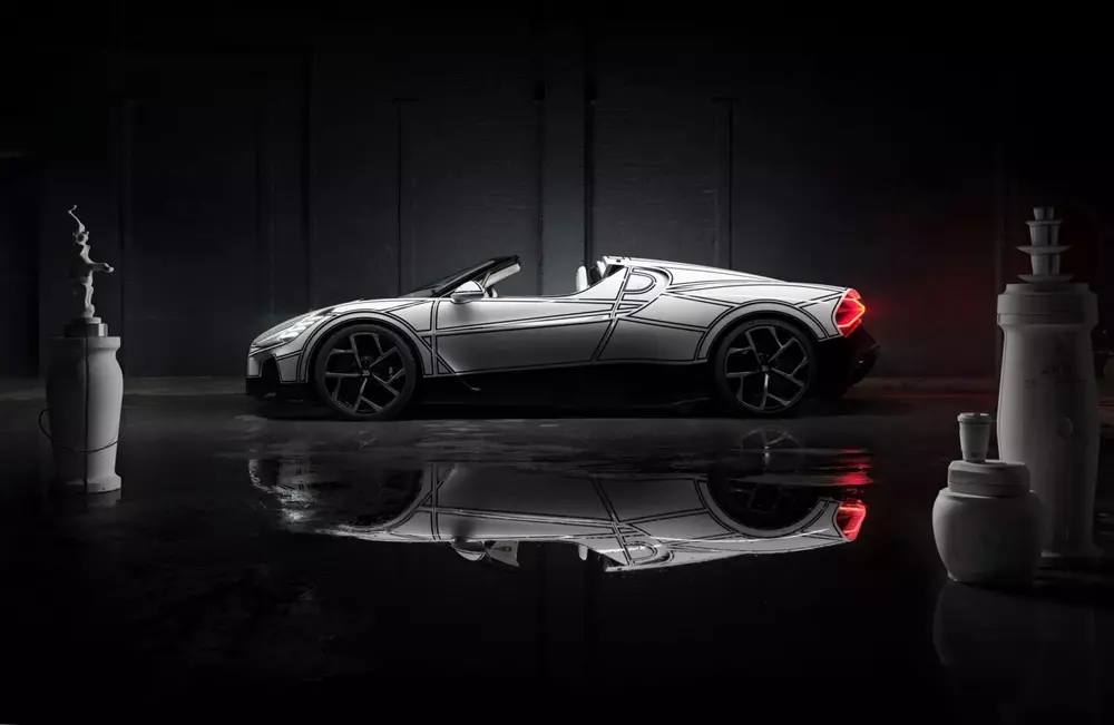 Bugatti W16 Mistral Blanc Éternel sở hữu diện mạo vô cùng ấn tượng
