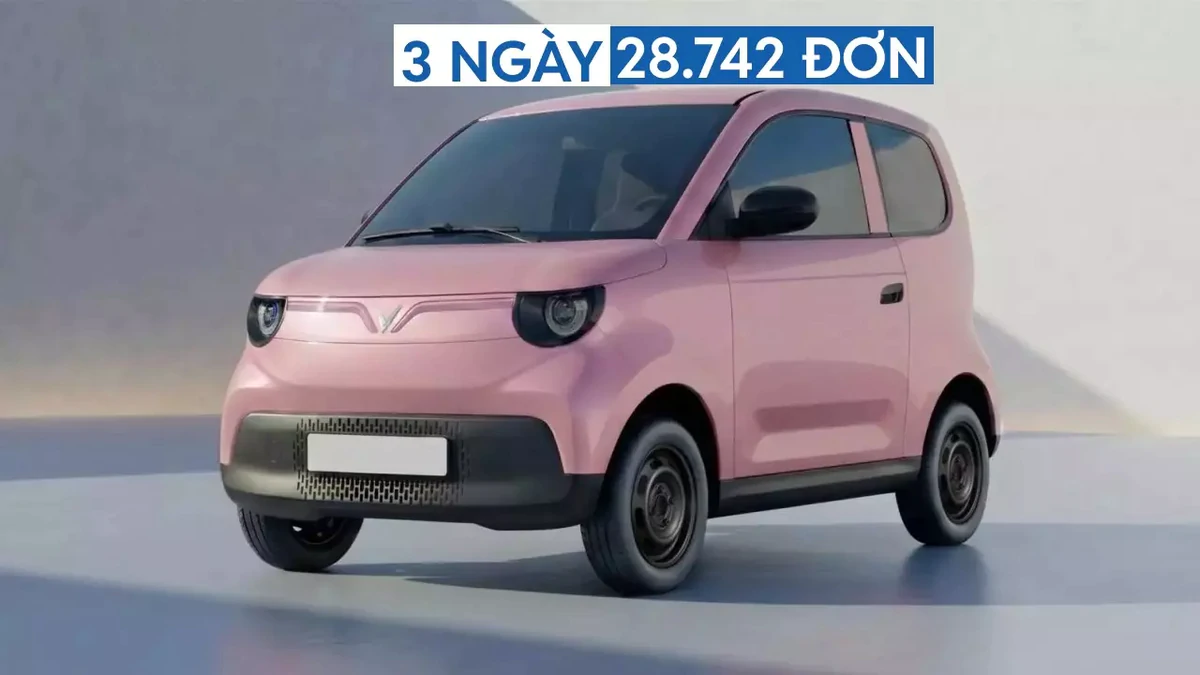 Gần 29.000 đơn đặt hàng VinFast VF 2 trong 3 ngày mở bán
