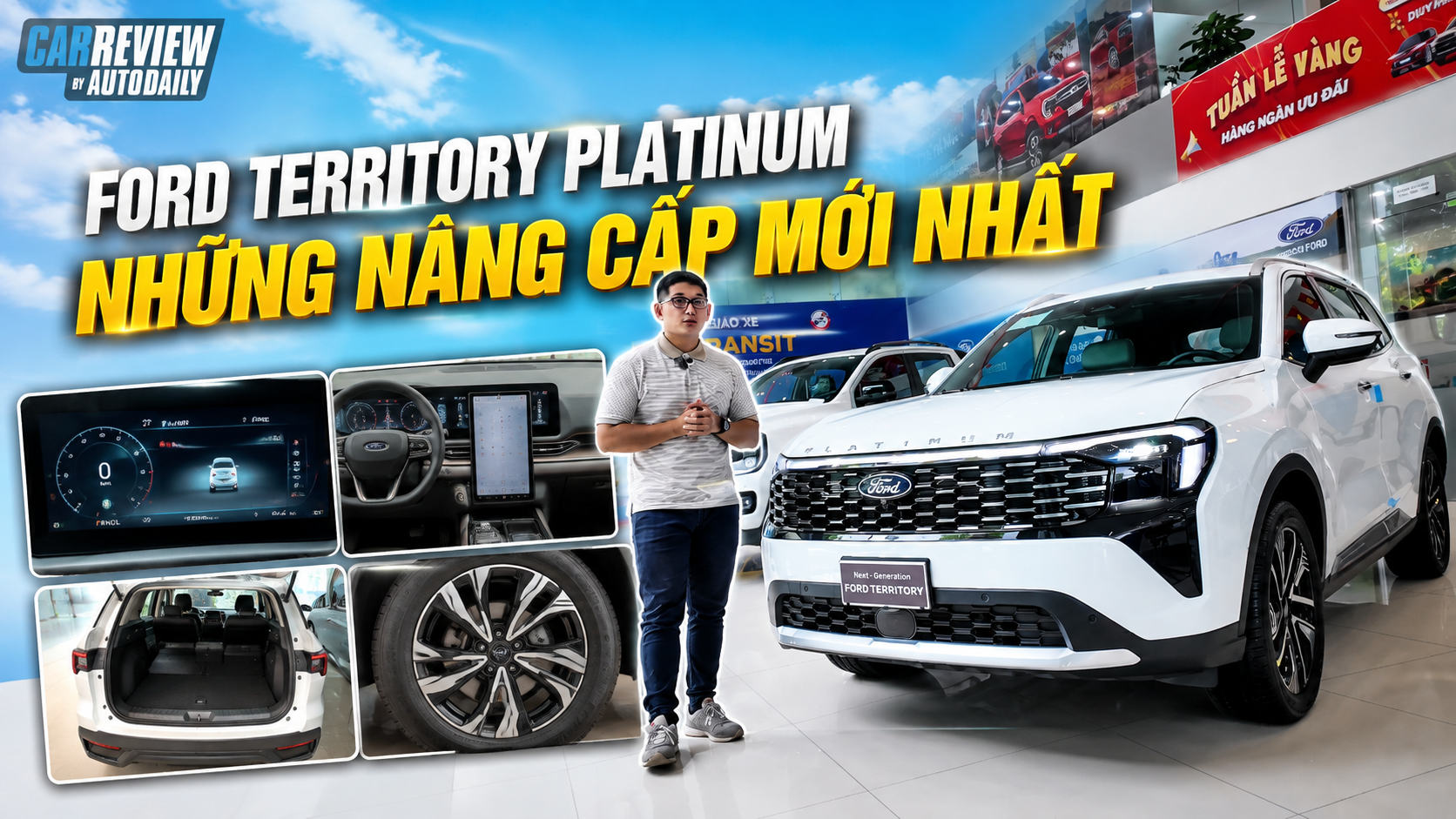 Ford Territory Platinum – Đánh giá chi tiết những nâng cấp mới nhất
