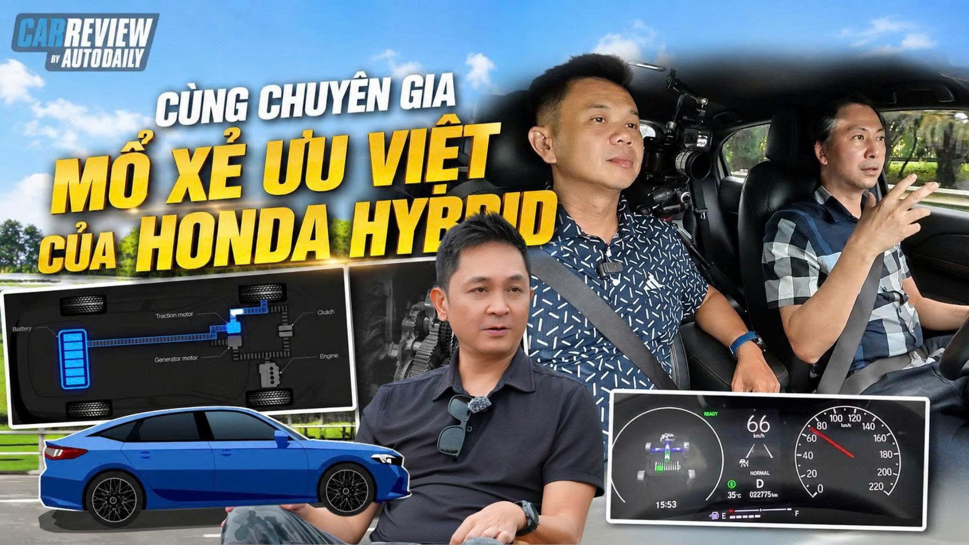 Cùng chuyên gia mổ xẻ ưu việt mô hình hybrid của Honda!