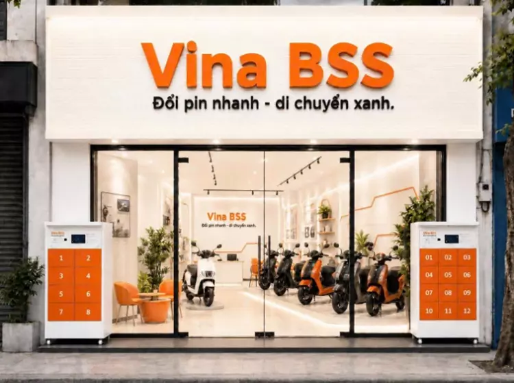Hệ sinh thái đổi pin lithium công cộng cho phương tiện điện do PSG và Vina BSS phát triển