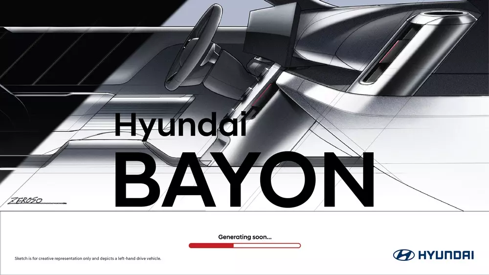 hyundai-bayon-4-691f Hình ảnh phác họa khu vực nội thất của Bayon do Hyundai tung ra