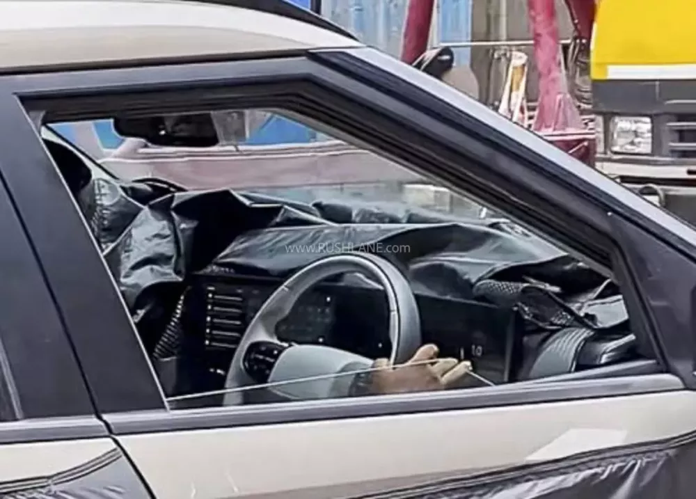 Nội thất của Hyundai Bayon bản chạy thử bị rò rỉ