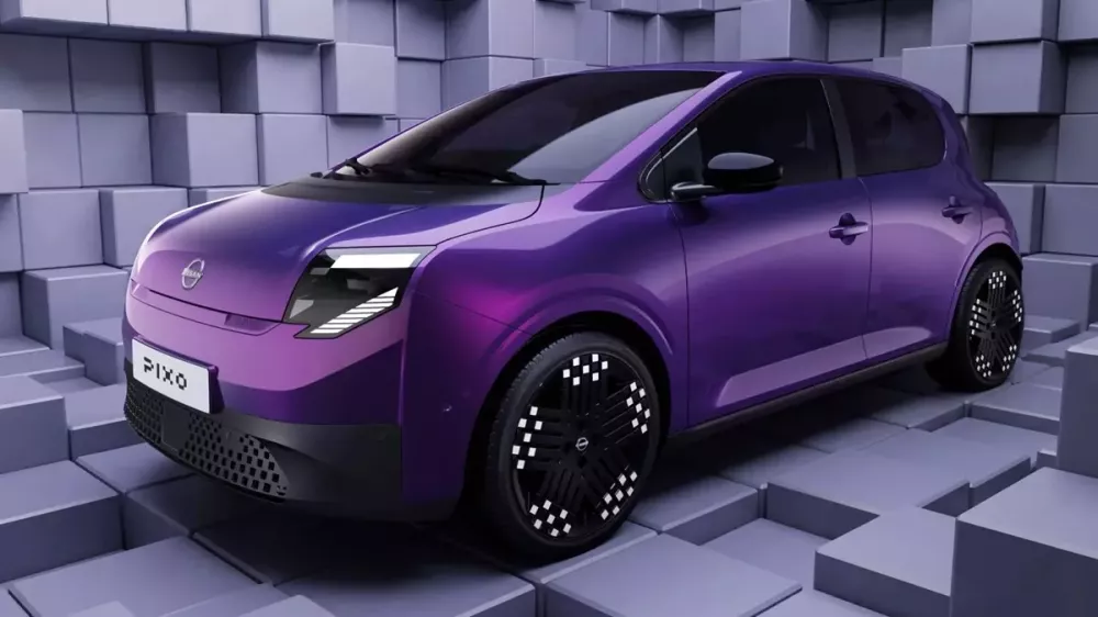 Nissan Pixo màu tím Wonder Purple