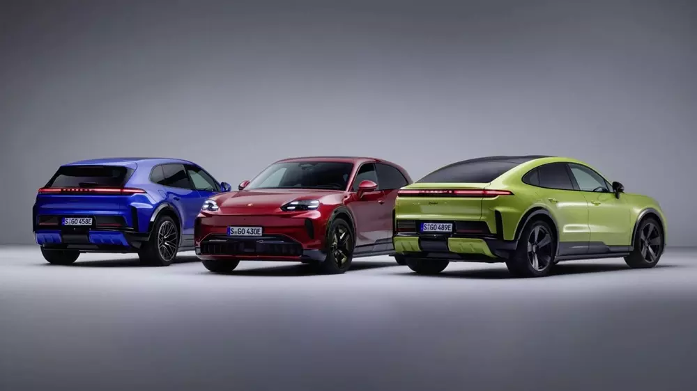 Porsche Cayenne Electric 2027 có tổng cộng 105 lựa chọn màu sắc