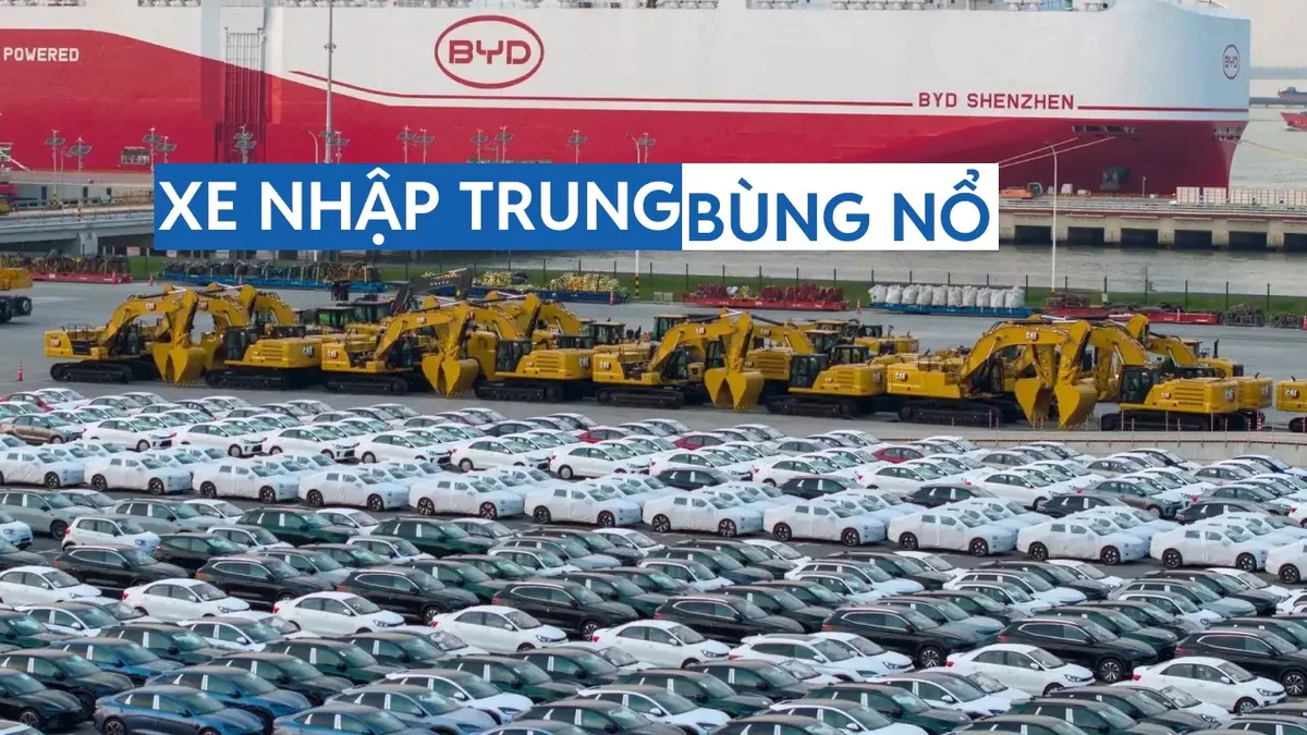 Ô tô nhập khẩu Trung Quốc 8 tháng đầu 2026 gần bằng cả 2025, kim ngạch tăng vọt