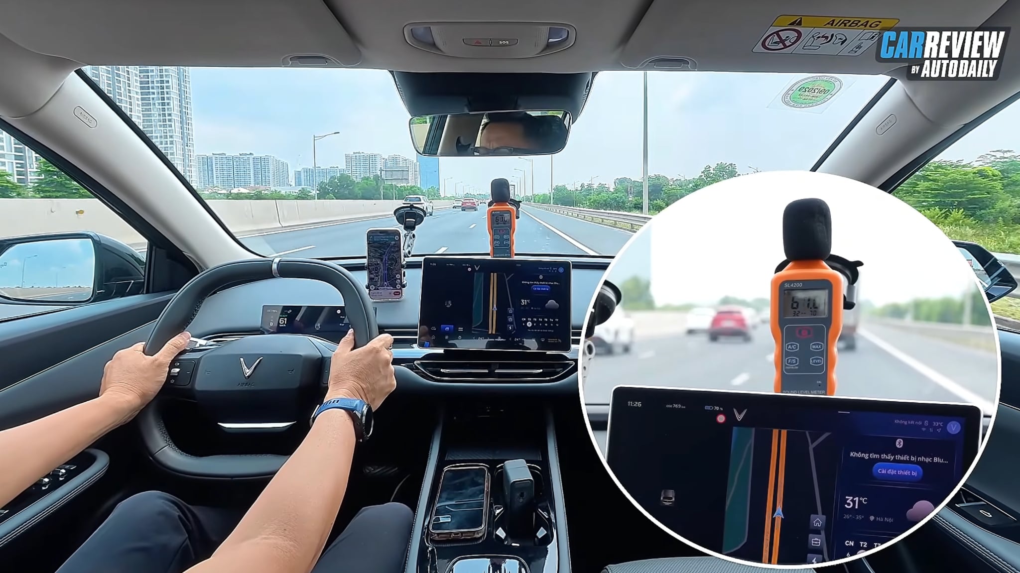Thực tế VinFast VF 8 All New: Đo dB độ ồn & tăng tốc 0-100km/h!