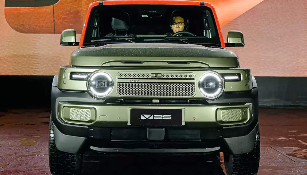 Thương hiệu iCaur sắp vào Việt Nam ra mắt SUV mới V25 với thiết kế hoài cổ và trang bị hiện đại - Ảnh 3.