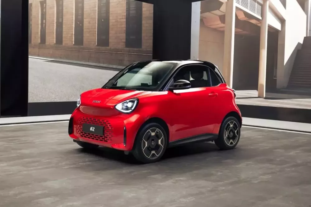 Smart #2 dùng bộ mâm cỡ nhỏ